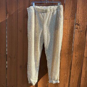 Sparkle Sequin Champagne Pants XL